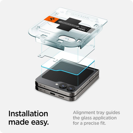 SPIGEN SZKŁO HARTOWANE GLAS.TR EZ FIT DO SAMSUNG GALAXY Z FLIP 6 2-PACK