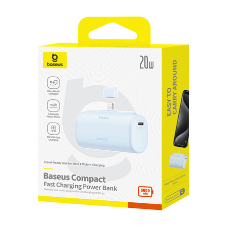 BASEUS POWERBANK 5000MAH OS-BASEUS DO TELEFONÓW Z USB-C SZYBKIE ŁADOWANIE