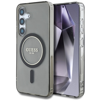 GUESS ETUI GLITTER CIRCLE CLASSIC LOGO DO MAGSAFE DO SAMSUNG GALAXY S25