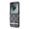 DKNY ETUI DO SAMSUNG Z FLIP 6 F74 Z PASKIEM SKÓRZANYM CHEQUERED STRIPES