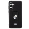 Etui Karl Lagerfeld Gripstand Saffiano Karl&Choupette Pins na Samsung Galaxy S23 FE - czarne