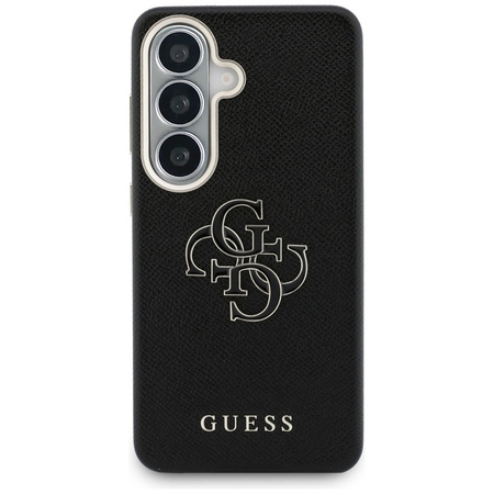 Etui Guess Grained Big 4G Metal Logo do  Samsung Galaxy S26 czarny