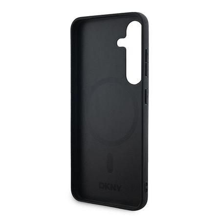 DKNY ETUI HARDCASE DO SAMSUNG S24+ S926 DO MAGSAFE LEATHER MONO PATTERN