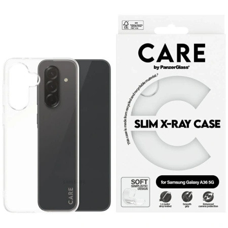 PANZERGLASS ETUI CARE X-RAY DO SAMSUNG GALAXY A36 5G PRZEZROCZYSTE OCHRONNE