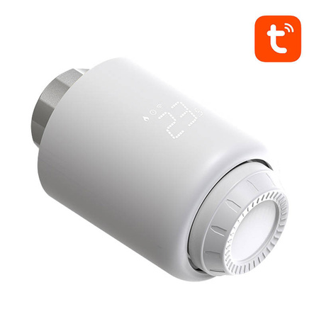 AVATTO GŁOWICA TERMOSTATYCZNA TRV07 ZIGBEE 3.0 DO ZDALNEGO STEROWANIA TUYA