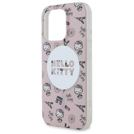 HELLO KITTY ETUI HKHMP16LHAOPP DO IPHONE 16 PRO 6.3 DO MAGSAFE Z MOTYWEM