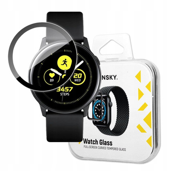 WOZINSKY SZKŁO HARTOWANE HYBRYDOWE DO SAMSUNG GALAXY WATCH ACTIVE Z OCHRONĄ