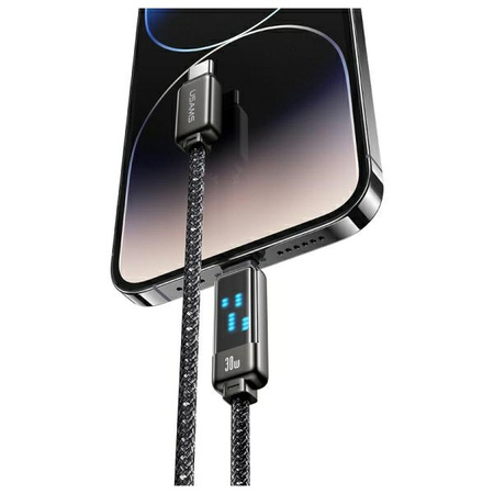 USAMS KABEL USB-C NA DO LIGHTNING DO IPHONE IPAD SZYBKIE ŁADOWANIE 30W