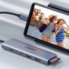 UGREEN ADAPTER 6W1 USB-C HDMI 2X USB-A 3.0 DO MACBOOKA IPHONE CZYTNIK SD TF