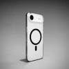 Etui Puro Lite Mag TPU+PC kompatybilne z MagSafe na iPhone 17 Air - przezroczyste z czarnym pierścieniem