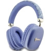 Słuchawki nauszne Bluetooth Guess GCube Metallic Script Logo - fioletowe