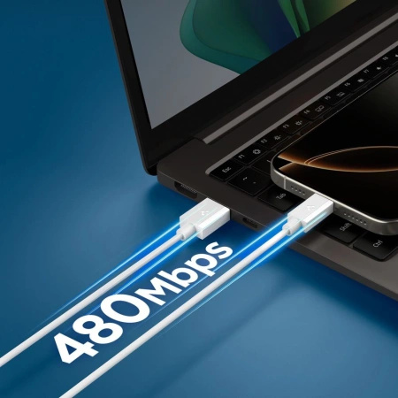 SPIGEN KABEL USB-A / USB-C 60W DO TELEFONÓW 100 CM SZYBKI PRZEWÓD