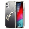 Guess GUHCP12SPCUGLSBK iPhone 12 mini 5,4" czarny/black hardcase Glitter Gradient Script