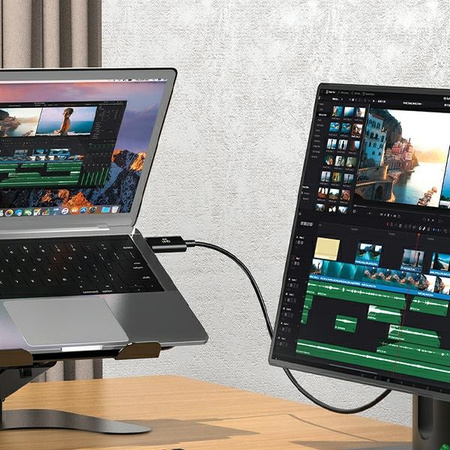 AWEI KABEL USB-C DO HDMI DO TELEVIZORA MONITORA 4K 30HZ Z PRZESYŁEM AUDIO