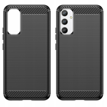 Carbon Case etui do Realme 10 Pro elastyczny silikonowy karbonowy pokrowiec czarne