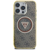 GUESS ETUI IML METAL GLITTER DO IPHONE 16 PRO Z MAGNETYCZNĄ FUNKCJĄ