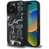 Etui Karl Lagerfeld Grained Pattern &    Logo MagSafe do iPhone 16 Pro czarny