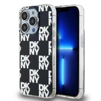 DKNY POKROWIEC HARDCASE DO IPHONE 15 PRO IML CHECKERED MONO STRUKTURA