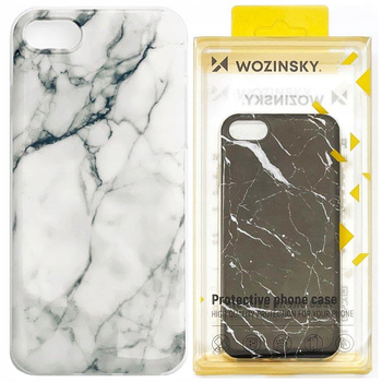 WOZINSKY POKROWIEC MARBLE DO SAMSUNG GALAXY S21 ULTRA 5G ŻELOWE OCHRONNE