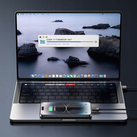  McDodo Kabel Prism, szybki, wytrzymały, USB-C, do iPhone, 36W, 1.2m, czarny