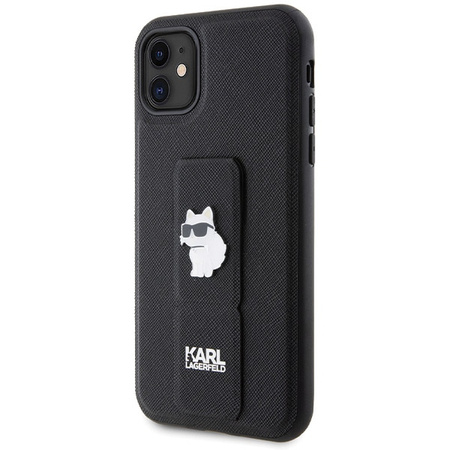 KARL LAGERFELD CASE DO IPHONE 11 Xr 6.1 GRIPSTAND SAFFIANO CHOUPETTE PINS