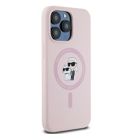 KARL LAGERFELD ETUI HARDCASE SILICONE DO IPHONE 15 PRO MAX 6.7 DO MAGSAFE