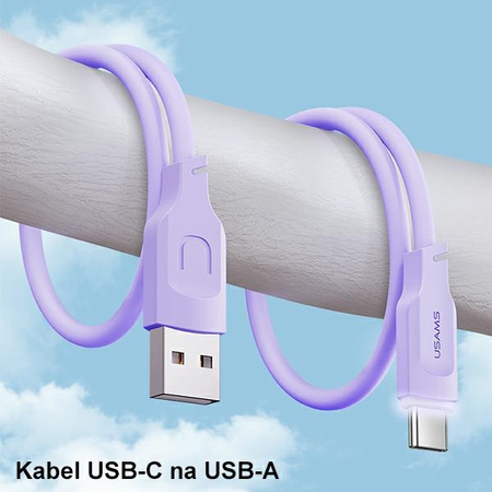 USAMS KABEL USB-C 6A 1,2M DO IPHONE 12 13 14 SZYBKIE ŁADOWANIE LITHE SERIES