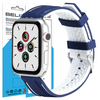 Beline pasek Apple Watch Solid Silicone38/40/41mm granatowo-biały  navy/white