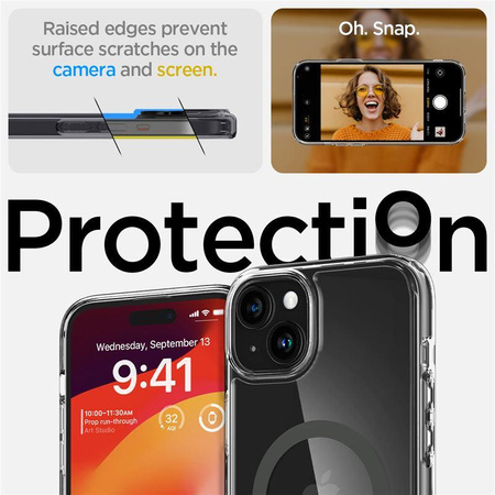 SPIGEN ULTRA HYBRID MAG MAGSAFE IPHONE 15 GRAPHITE