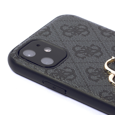 Guess GUHCN614GMGGR iPhone 11 6,1" / Xr szary/grey hardcase 4G Big Metal Logo