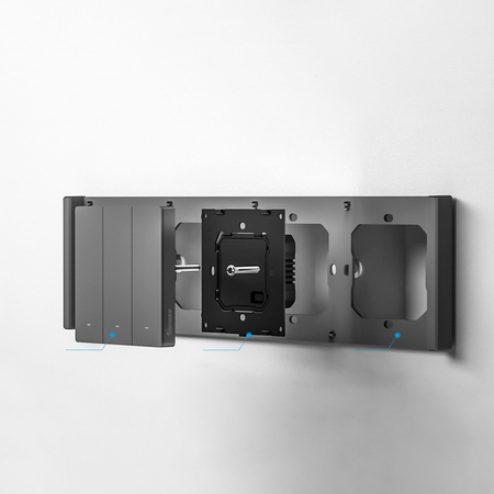 Sonoff inteligentny 1-kanałowy przełącznik ścienny Wi-Fi czarny (M5-1C-80)