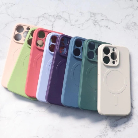 HURTEL ETUI KOMPATYBILNE Z DO MAGSAFE DO IPHONE 15 PRO MAX Z SILIKONOWE
