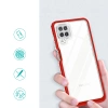 HURTEL CLEAR 3IN1 ETUI POKROWIEC DO SAMSUNG GALAXY A22 4G ŻELOWY Z RAMKĄ