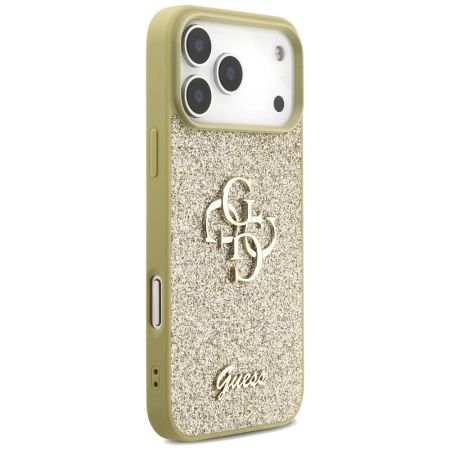 GUESS ETUI FIXED GLITTER BIG 4G DO IPHONE 17 PRO MAX CASE OCHRONNY