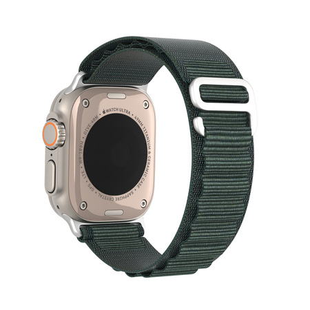 Sportowy pasek ze sprzączką do Apple Watch 8 / 7 / 6 / SE / 5 / 4 / 3 / 2 / 1 (41, 40, 38 mm) Dux Ducis Strap GS Version - zielony