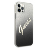 Guess GUHCP12LPCUGLSBK iPhone 12 Pro Max 6,7" czarny/black hardcase Glitter Gradient Script