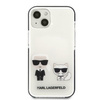 Etui Karl Lagerfeld KLHCP13STPEKCW na iPhone 13 mini hardcase - białe Karl&Choupette