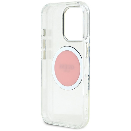 GUESS ETUI MAGNETYCZNE DO IPHONE 16 PRO MAX LOGO METALOWE KOŁO DO MAGSAFE