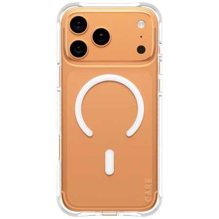 Etui CARE by PanzerGlass Fashionable Samba w. White MagSafe na iPhone 17 Pro Max - przezroczyste