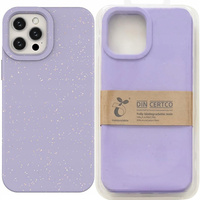 Eco Case etui iPhone 14 Plus silikonowy degradowalny pokrowiec fioletowe