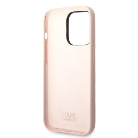 Karl Lagerfeld KLHCP14XSNCHBCP iPhone 14 Pro Max 6,7" hardcase różowy/pink Silicone Choupette