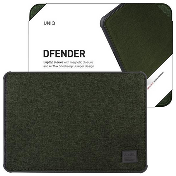UNIQ etui Dfender laptop Sleeve 15" zielony/khaki green