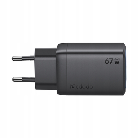 MCDODO SZYBKA ŁADOWARKA SIECIOWA ZASILACZ KOSTKA 3X USB-C PD USB 67W BIAŁA