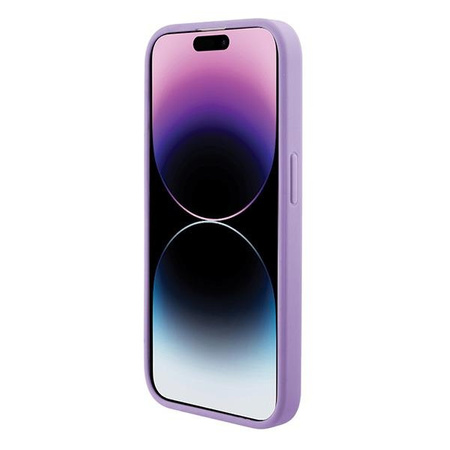 Guess GUHMP15SPSAHMCU iPhone 15 6.1" fioletowy/purple hardcase Saffiano MagSafe