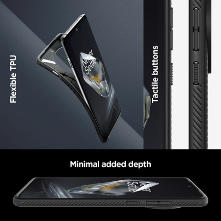 SPIGEN LIQUID AIR DO ONEPLUS 12 ETUI OCHRONNE MATTE BLACK Z NISKIM PROFILEM
