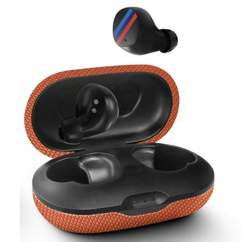 Słuchawki Bluetooth TWS BMW M Metal Logo ENC pomarańczowy