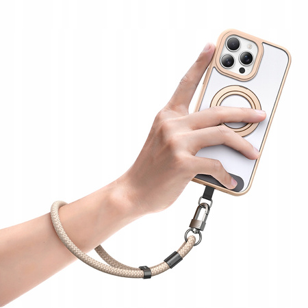 MCDODO SMYCZ DO TELEFONU NA RĘKĘ WKŁADKA UNIWERSALNA MOCNA GRUBA BEŻOWA 6MM