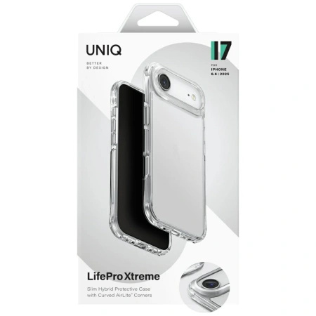 UNIQ ETUI LIFEPRO XTREME DO IPHONE 17 AIR PRZEZROCZYSTE OCHRONA