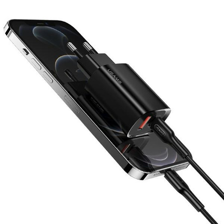 USAMS ŁADOWARKA 20W 1XUSB-C 1XUSB PD3.0 DO TELEFONÓW HUAWEI XIAOMI SAMSUNG