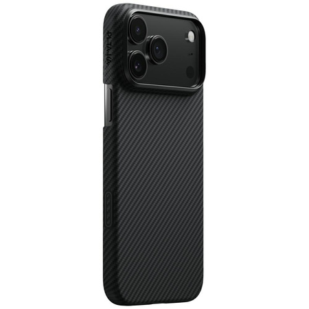 Etui PITAKA Ultra-Slim MagSafe do iPhone 17 Pro czarno szary